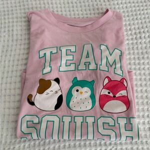 Squishmallows Pink Team Squish Tee